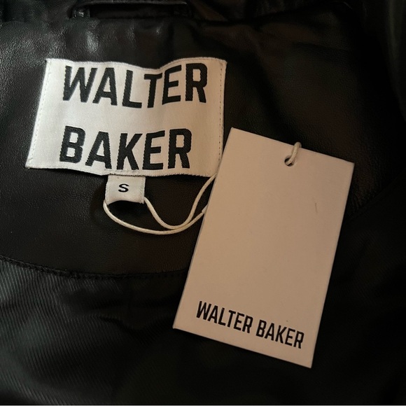 WALTER BAKER Landon Leather Puffer Vest S - Picture 6 of 11